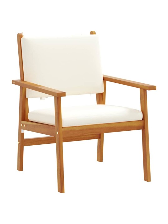 Dārza dīvānu komplekts ar spilvenu 6 pcs brūna 45 x 45 x 38cm