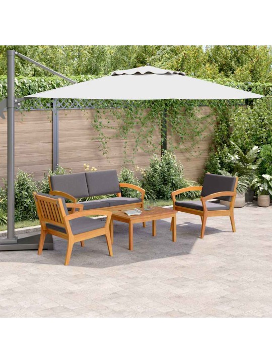 Bistro komplekts 4 pcs brūna 75 x 45 x 38cm akācijas masīvkoks
