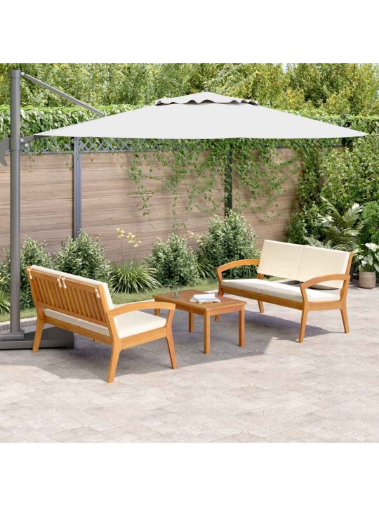 Bistro komplekts 3 pcs brūna 75 x 45 x 38cm akācijas masīvkoks