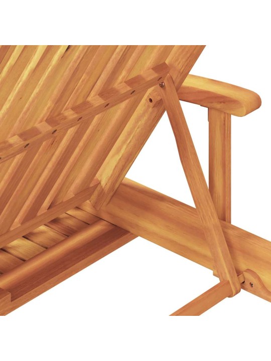 Sauļošanās krēsls ar spilvenu 2 pcs sarkana 40 x 40 x 40cm