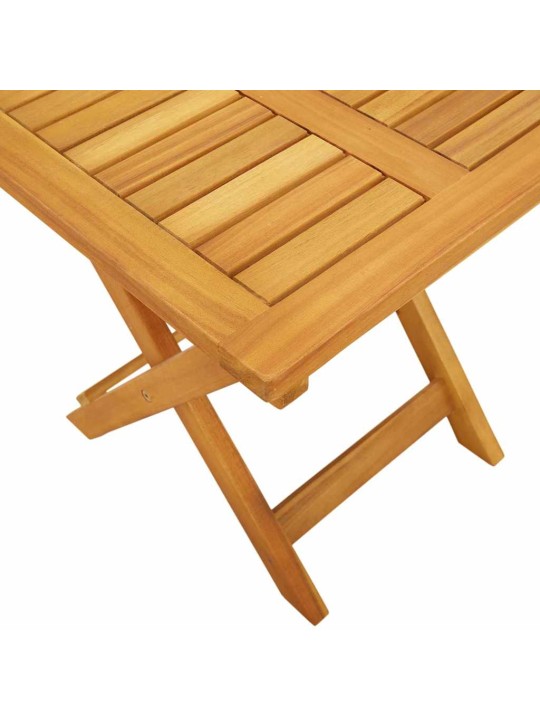 Sauļošanās krēsls 2 pcs brūna 40 x 40 x 40cm akācijas masīvkoks