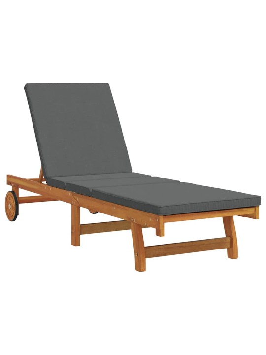 Sauļošanās krēsls 2 pcs brūna 40 x 40 x 40cm akācijas masīvkoks