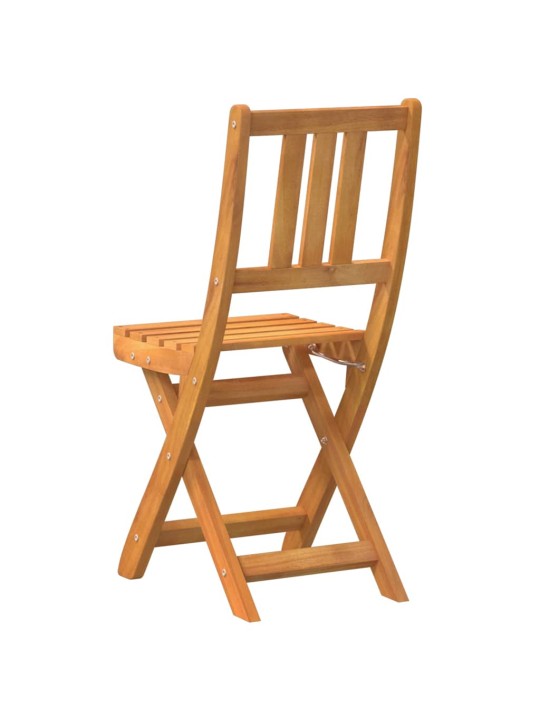Dārza krēsls 6 pcs brūna 36 x 46 x 86cm akācijas masīvkoks