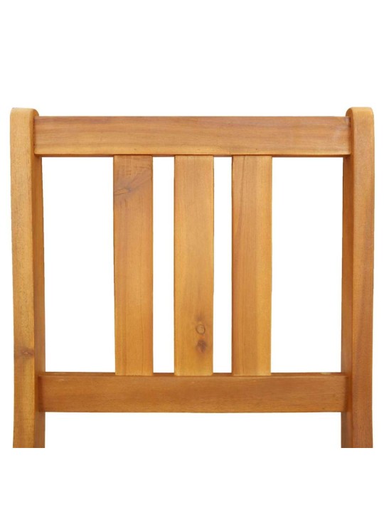 Dārza krēsls 8 pcs brūna 36 x 46 x 86cm akācijas masīvkoks