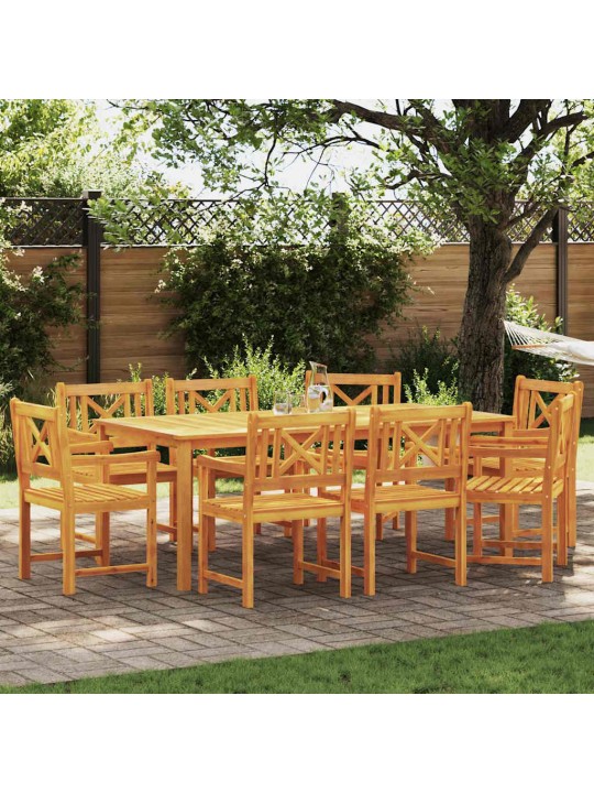 Dārza krēsls 8 pcs brūna 56 x 56 x 90 cm akācijas masīvkoks