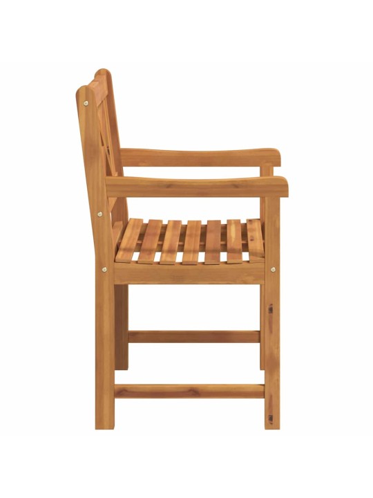 Dārza krēsls 8 pcs brūna 56 x 56 x 90 cm akācijas masīvkoks