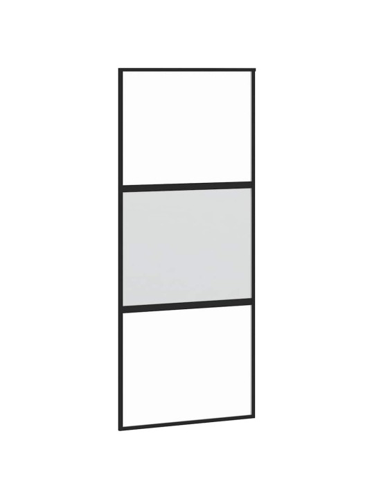 Bīdāmās durvis ar aparatūras komplektu 90x205 cm rūdīts stikls