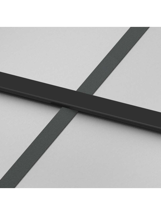 Bīdāmās durvis aparatūras komplektu 102,5x205 cm rūdīts stikls