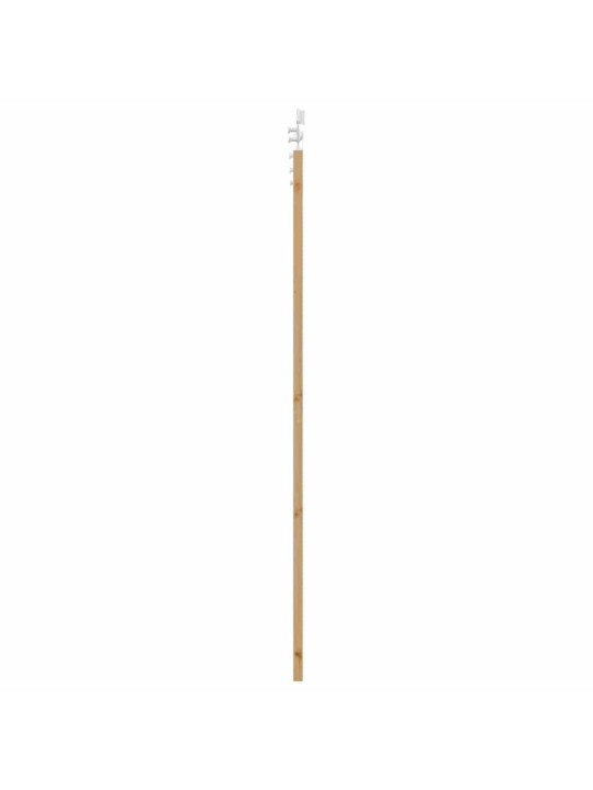 Bīdāmās durvis manuāls brūna 93 x 211 cm koks un metāls