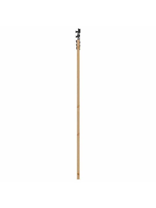 Bīdāmās durvis manuāls brūna 73.5 x 198.5 cm koks un metāls