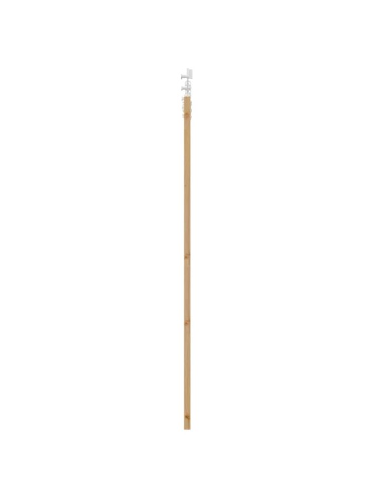 Bīdāmās durvis manuāls brūna 61 x 198.5 cm koks un metāls