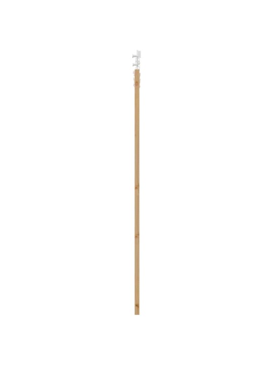 Bīdāmās durvis manuāls brūna 73.5 x 198.5 cm koks un metāls