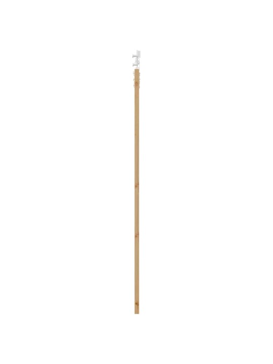 Bīdāmās durvis manuāls brūna 78 x 202 cm koks un metāls
