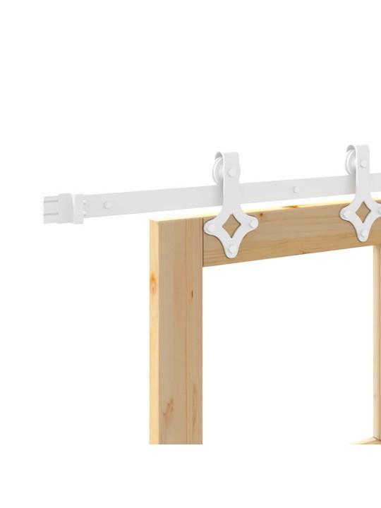 Bīdāmās durvis manuāls brūna 78 x 211 cm koks un metāls