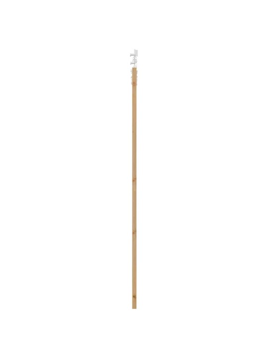 Bīdāmās durvis manuāls brūna 78 x 211 cm koks un metāls