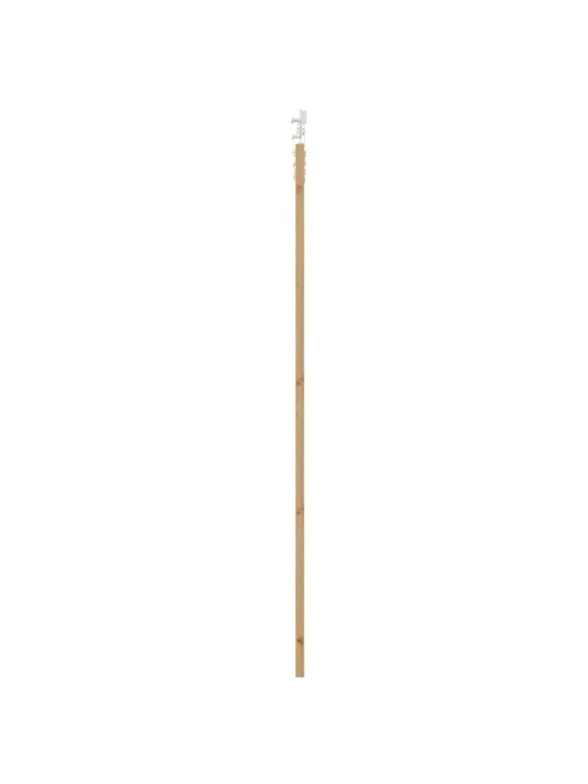 Bīdāmās durvis manuāls brūna 83 x 232 cm koks un metāls