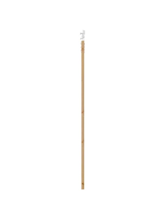 Bīdāmās durvis manuāls brūna 86 x 198.5 cm koks un metāls