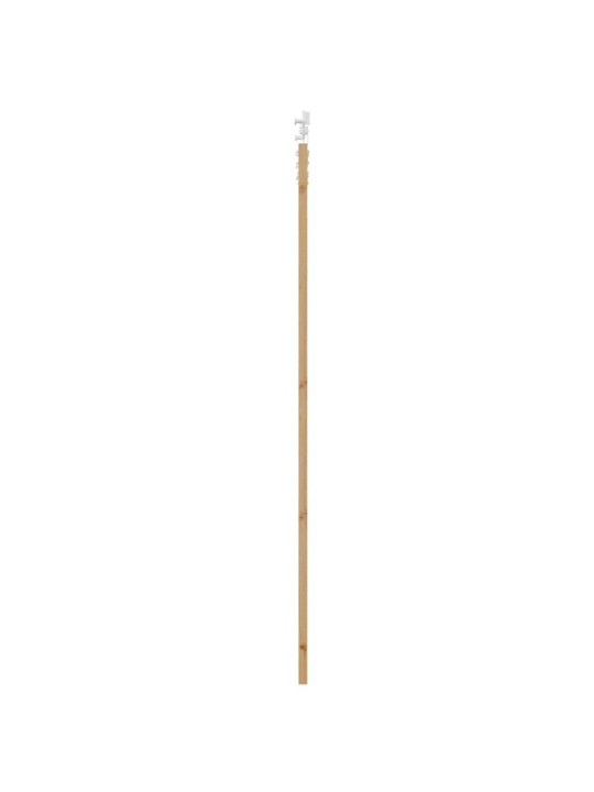 Bīdāmās durvis manuāls brūna 93 x 232 cm koks un metāls