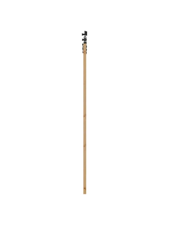 Bīdāmās durvis manuāls brūna 73.5 x 198.5 cm koks un metāls