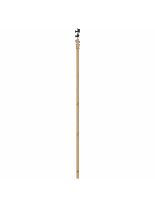 Bīdāmās durvis manuāls brūna 73.5 x 211 cm koks un metāls