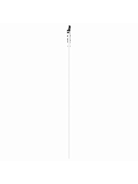Bīdāmās durvis manuāls balts 78 x 232 cm koks un metāls