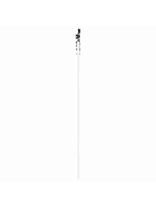 Slīdošas durvis manuāls balts 61 x 198.5 cm koks un metāls