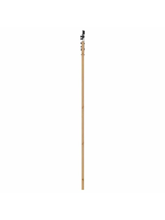 Slīdošas durvis manuāls brūna 78 x 232 cm koks un metāls