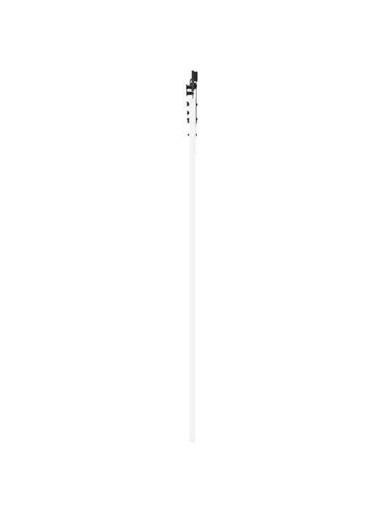 Slīdošas durvis manuāls balts 86 x 198.5 cm koks un metāls