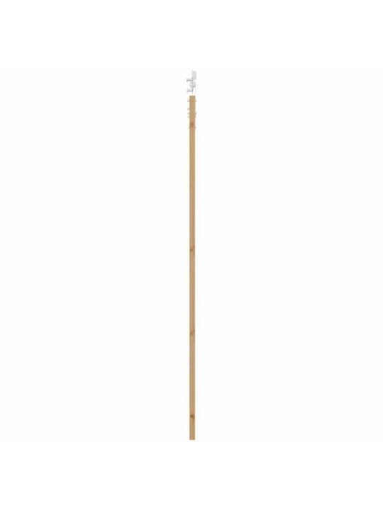 Slīdošas durvis manuāls brūna 83 x 232 cm koks un metāls