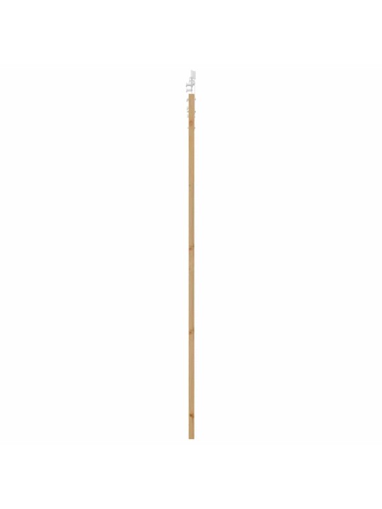 Slīdošas durvis manuāls brūna 93 x 232 cm koks un metāls