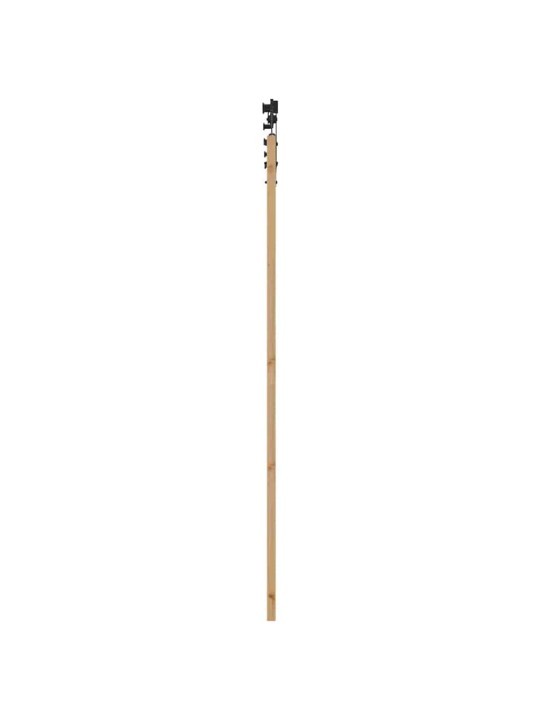Bīdāmās durvis manuāls brūna 73.5 x 211 cm koks un metāls