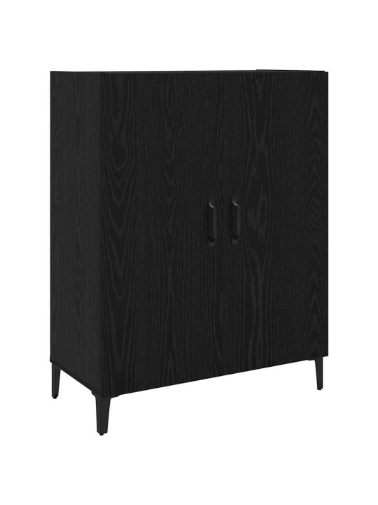 Puse melns ozols 69.5 x 32.5 x 180 cm inženierijas koks