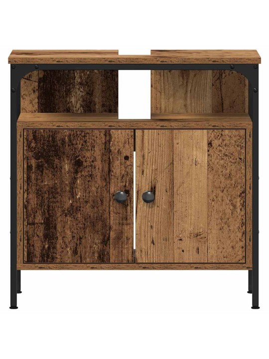 Vannas istabas mēbeļu komplekts 2 pcs brūna 60 x 30 x 60 cm
