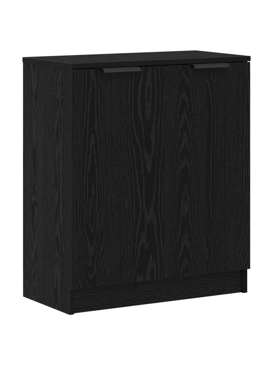 Puse 3 pcs melns ozols 121 x 30 x 70 cm inženierijas koks