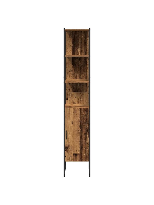 Vannas istabas mēbeļu komplekts 3 pcs brūna 33 x 33 x 185.5 cm