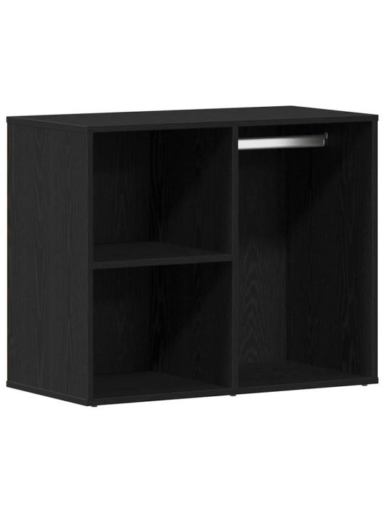 Tualetes galda komplekts 2 pcs melna 140 x 40 x 140 cm