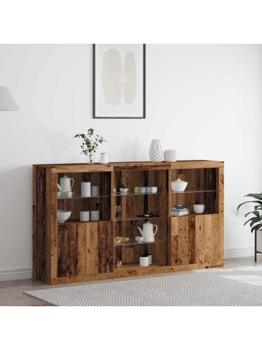 Puse vecs koks 181.5 x 37 x 100 cm inženierijas koks