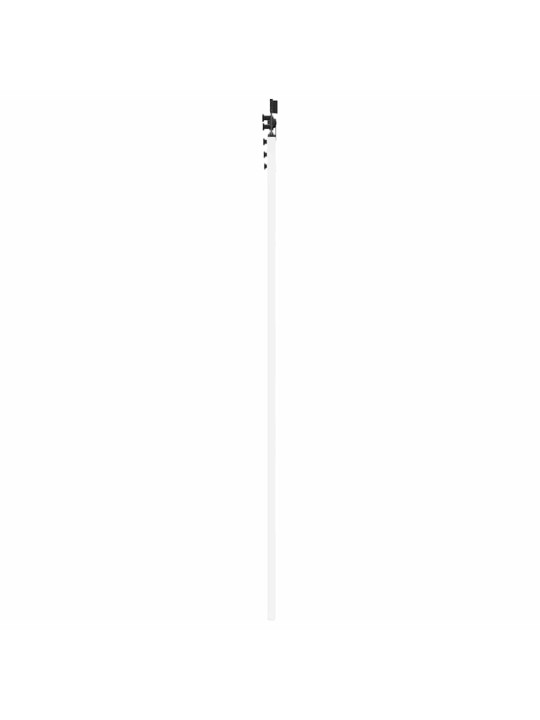 Bīdāmo durvju komplekts manuāls balta un melna 83 x 211 cm