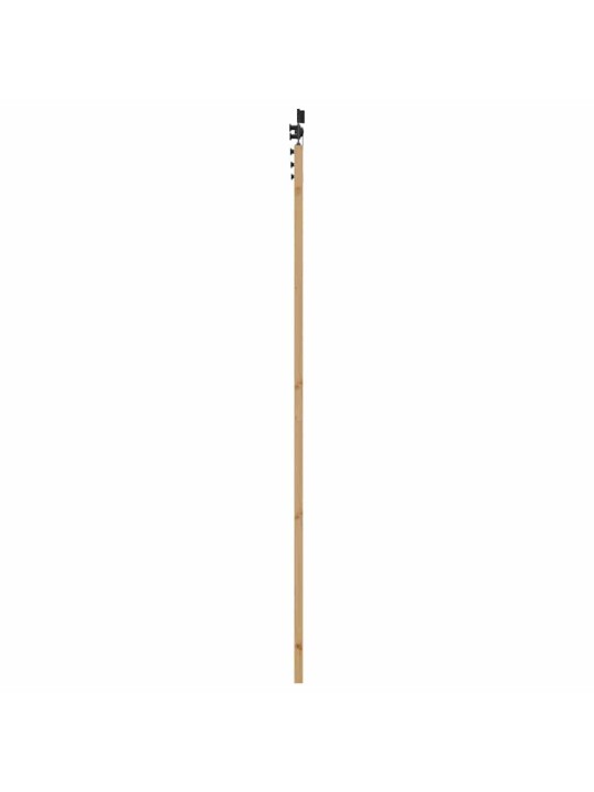 Bīdāmo durvju komplekts manuāls dabīga un melna 93 x 232 cm