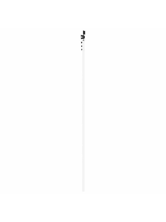 Bīdāmās durvis manuāls balta un melna 83 x 232 cm