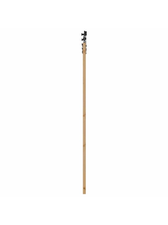 Bīdāmās durvis manuāls dabīga un melna 73.5 x 198.5 cm