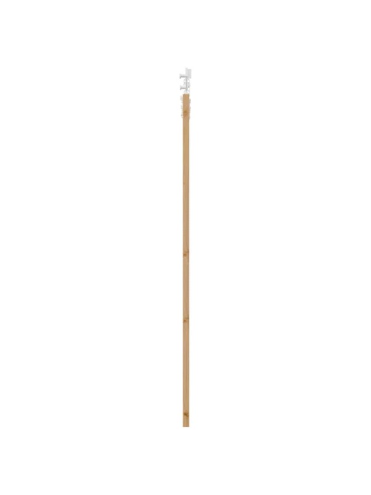 Bīdāmās durvis manuāls dabisks un balts 73.5 x 198.5 cm