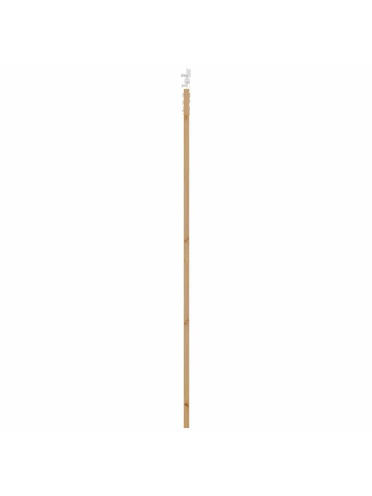 Bīdāmās durvis manuāls dabisks un balts 93 x 232 cm
