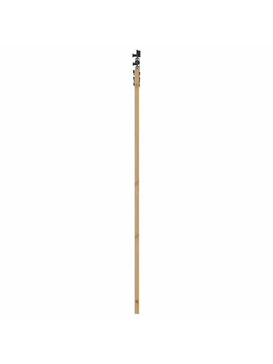 Bīdāmo durvju komplekts manuāls dabīga un melna 73.5 x 211 cm