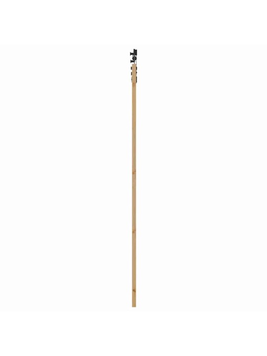 Bīdāmo durvju komplekts manuāls dabīga un melna 83 x 232 cm