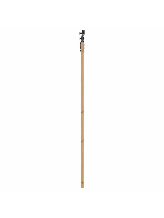 Bīdāmo durvju komplekts manuāls dabīga un melna 86 x 198.5 cm