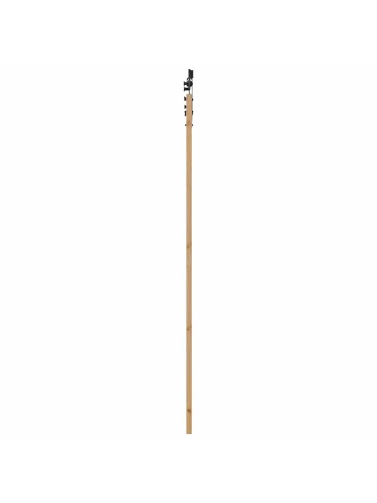 Bīdāmās durvis manuāls dabīga un melna 78 x 232 cm