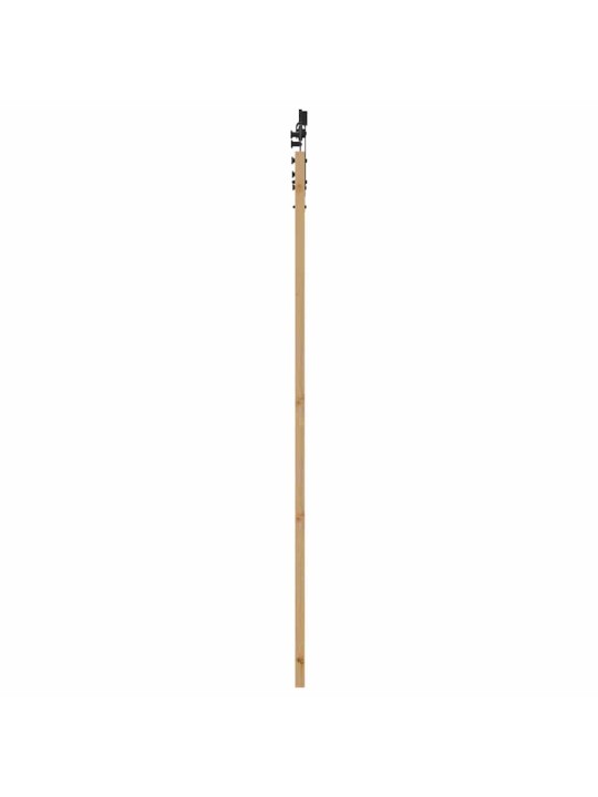 Bīdāmās durvis manuāls dabīga un melna 86 x 211 cm
