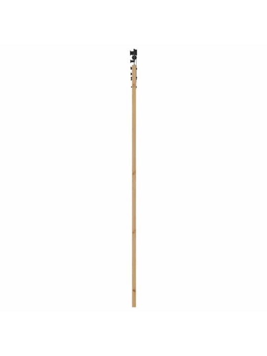Slīdošās durvis manuāls brūna 78 x 232 cm priedes masīvkoks