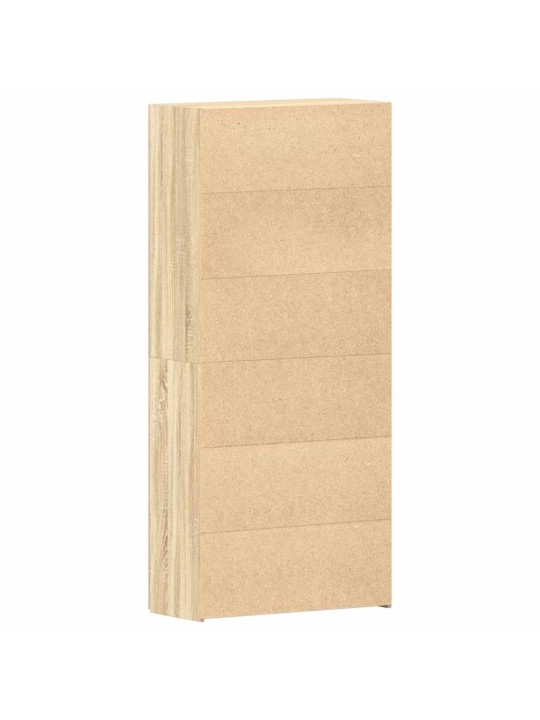 Apavu skapis brūna 80 x 35.5 x 180 cm inženierijas koks